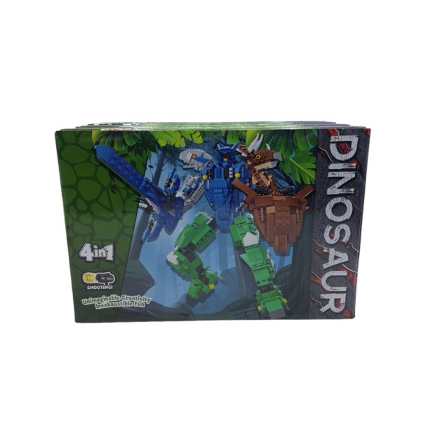 Конструктор Dinosaur 4 в 1. Комплект 4 броя.