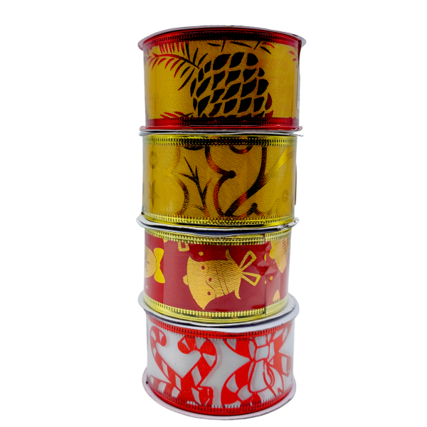 Коледна Лента, 2.7 метра, 3.8 см, 24 броя в кутия
