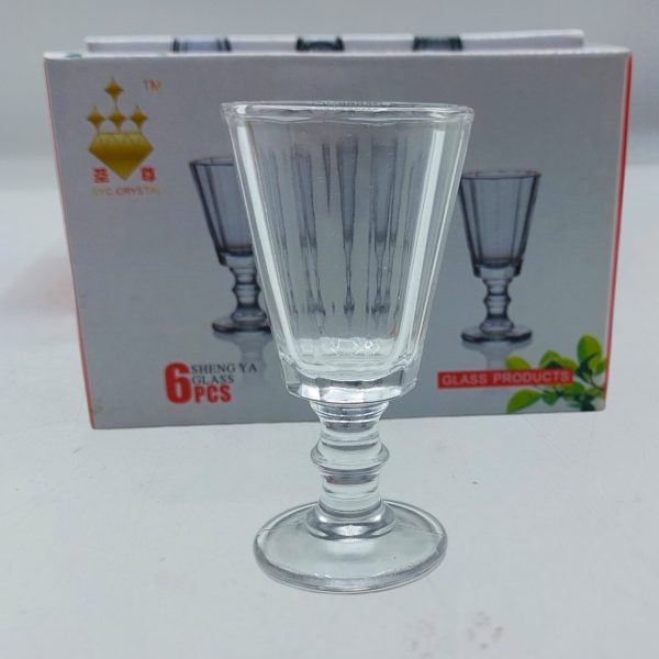Комплект от 6 стъклени, 8 х 4 х 1 см