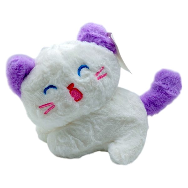 Плюшена играчка котка, 18 х15 х 13 см, 20 броя в стек