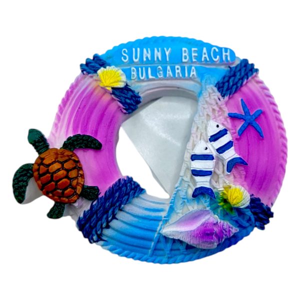 Сувенирен магнит Sunny Beach, 7 х1 см, 12 броя в кутия