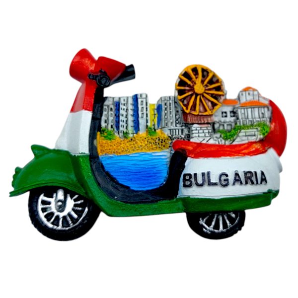 Сувенирен магнит Bulgaria, 8 х 5 см, 12 броя в кутия