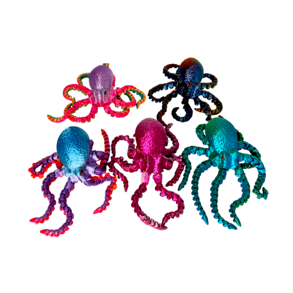 Играчка , Фиджет, 3D модел октапод,  13 х 6 см