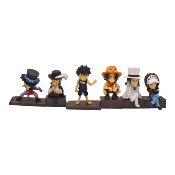 7 броя Високо детайлa фигурa, One Piece, 10 x 5 x 2 cm, опаковка е торбичка