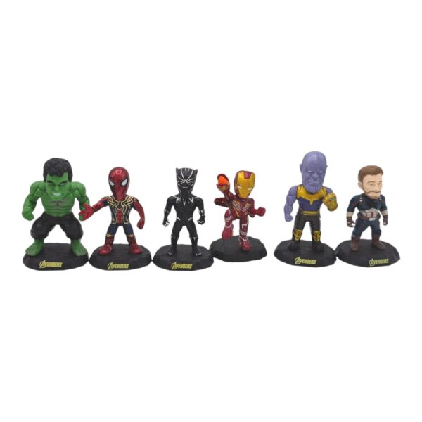 6 броя Високо детайлa фигурa, Avengers, 10 x 6 x 4 cm, опаковка е торбичка