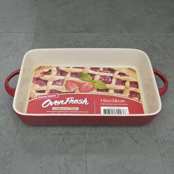 Порцеланова Тава Danny Home с размери 38 х 21 х 6 cm 1933g, 6 броя в стек
