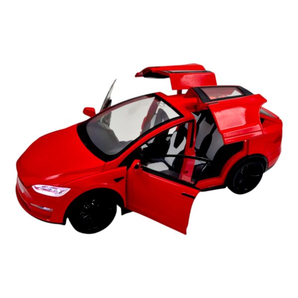 Метална кола Tesla Model X  Мащаб 1:24, 21 х 6 х 7 см