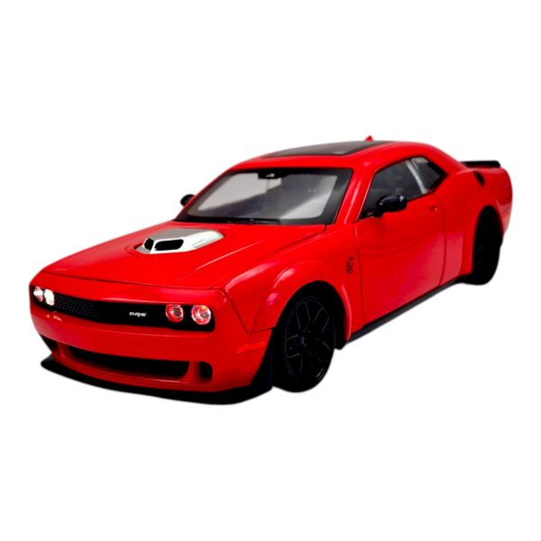 Метална кола Dodge Challenger SRT Hellcat  Мащаб 1:18, 28 х 10 х 7 см