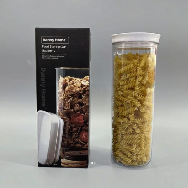 Пластмасов буркан (контейнер) за съхранение на хранителни продукти Danny Home 1500ml 10.4 х 29 cm  328g